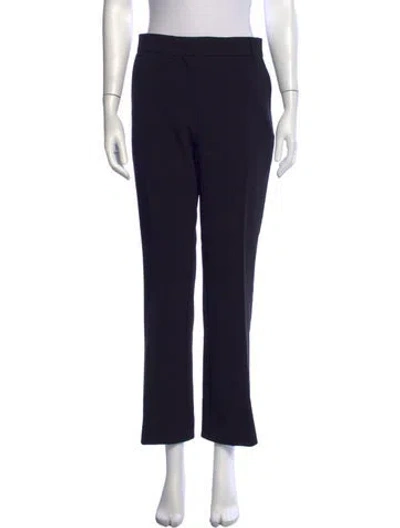 Pre-owned Essentiel Antwerp Straight Leg Pants In Blue