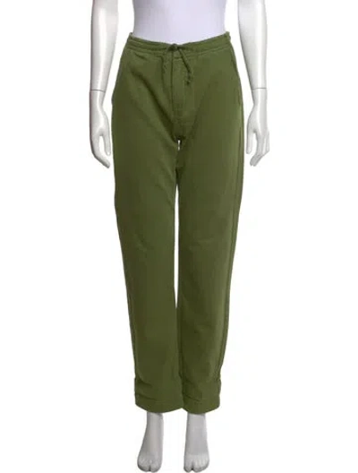 Pre-owned Essentiel Antwerp Straight Leg Pants In Green