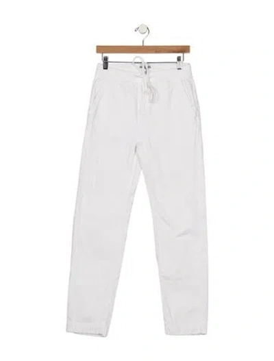 Pre-owned Essentiel Antwerp Straight Leg Pants In White