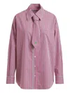 Essentiel Antwerp Stripe-pattern Shirt In Pink