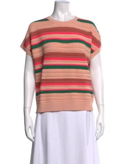 Pre-owned Essentiel Antwerp Striped Crew Neck Top W/ Tags In Multi