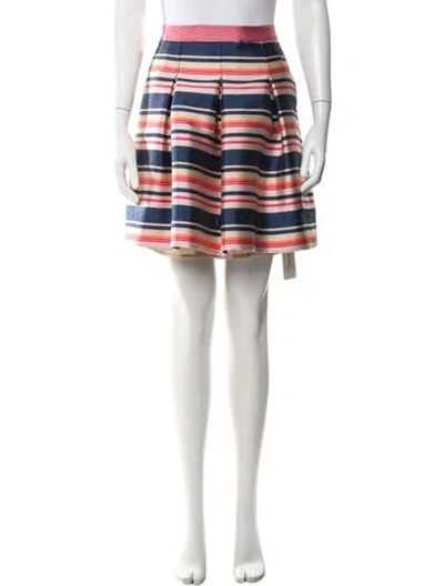 Pre-owned Essentiel Antwerp Striped Mini Skirt In Multi