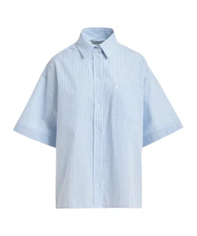 Essentiel Antwerp Striped Shirt In Blue