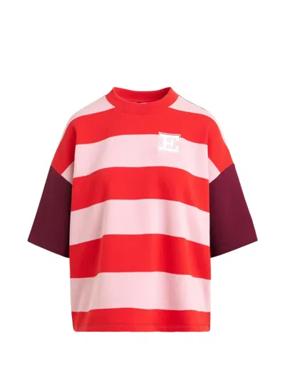 Essentiel Antwerp Striped T-shirt In Red