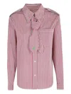 Essentiel Antwerp Striped Tie Top In Multi