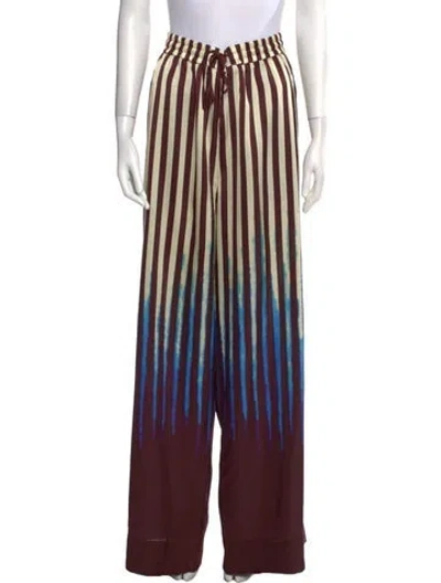 Pre-owned Essentiel Antwerp Striped Wide Leg Pants W/ Tags In Neutral