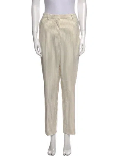 Pre-owned Essentiel Antwerp Striped Wide Leg Pants W/ Tags In Neutral