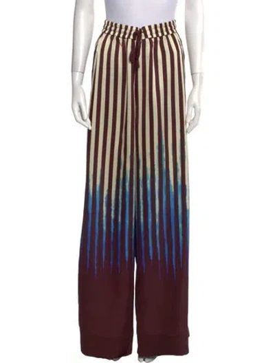 Pre-owned Essentiel Antwerp Striped Wide Leg Pants W/ Tags In Neutral