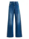 Essentiel Antwerp Stud-embellished Jeans In Blue