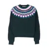 Essentiel Antwerp Sequin-embellishment Sweater In Green