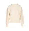 Essentiel Antwerp Pearl-embellished Crew-neck Sweater In White