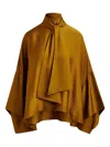 Essentiel Antwerp Tie-neck Blouse In Brown