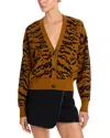 Essentiel Antwerp Tiger Cardigan In Brown