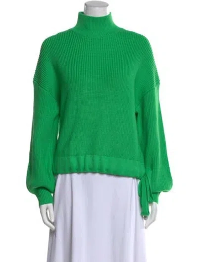 Pre-owned Essentiel Antwerp Turtleneck Sweater In Green