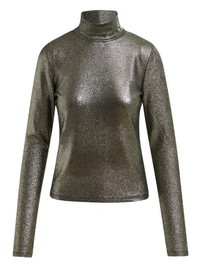 Essentiel Antwerp Turtleneck T-shirt In Brown