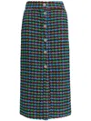 ESSENTIEL ANTWERP TWEED MIDI SKIRT