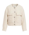 Essentiel Antwerp Tweed Short Jacket In Nude