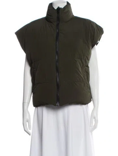 Pre-owned Essentiel Antwerp Vest In Green