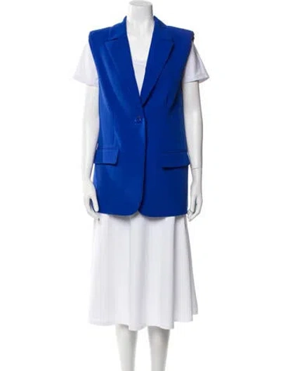 Pre-owned Essentiel Antwerp Vest W/ Tags In Blue