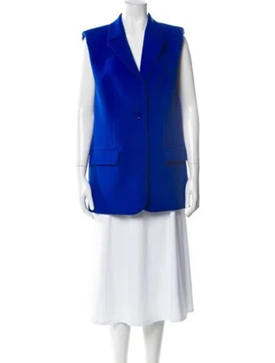 Pre-owned Essentiel Antwerp Vest W/ Tags In Blue