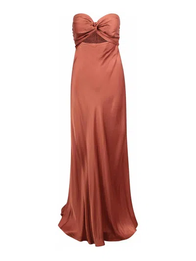 Essentiel Antwerp Strapless Dress In Satin