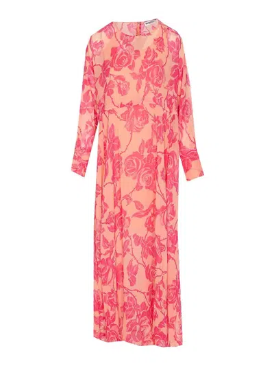Essentiel Antwerp Multicolor Hardware Dress In Purple