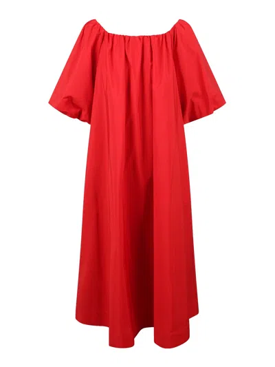 Essentiel Antwerp Off-the-shouder Midi Dress