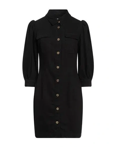 Essentiel Antwerp Vomo Dress Woman Mini Dress Black Size 6 Cotton