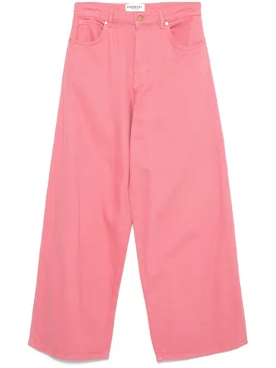 Essentiel Antwerp Wide-leg Jeans In Pink