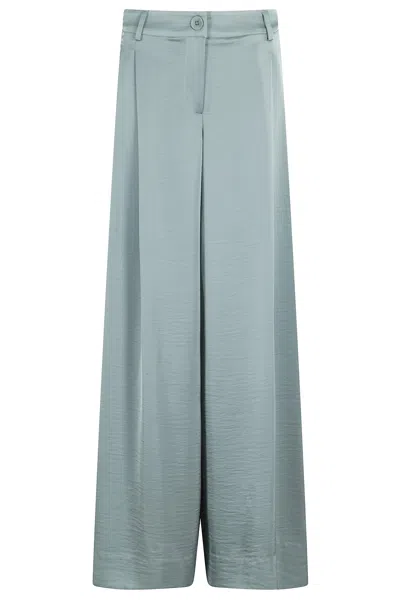 Essentiel Antwerp Wide Leg Pants In Blue