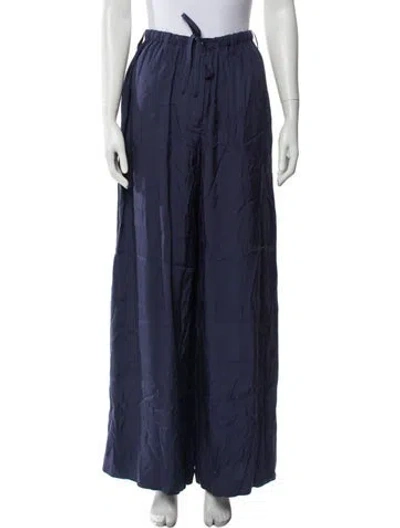 Pre-owned Essentiel Antwerp Wide Leg Pants In Blue