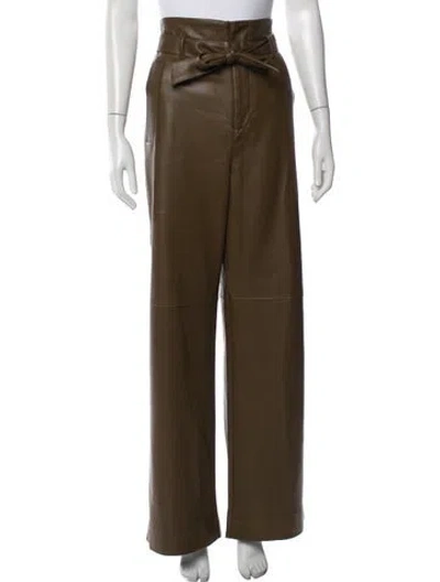 Pre-owned Essentiel Antwerp Wide Leg Pants In Brown