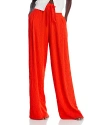 Essentiel Antwerp Employee Wide Leg Pants In Chili Pepper