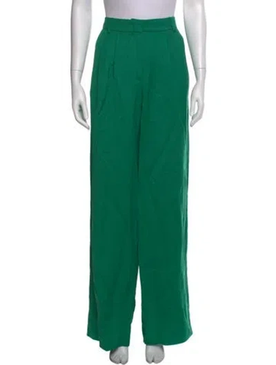 Pre-owned Essentiel Antwerp Wide Leg Pants In Green