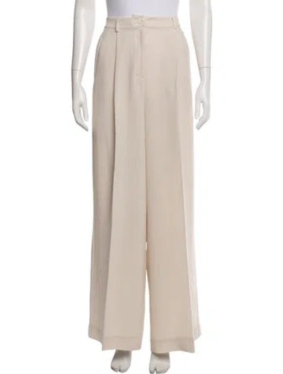 Pre-owned Essentiel Antwerp Wide Leg Pants In Neutrals