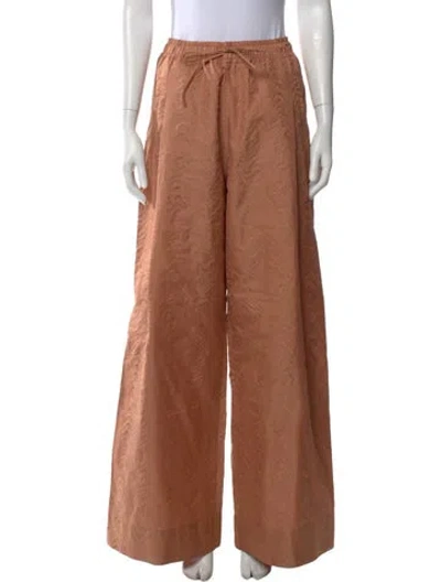 Pre-owned Essentiel Antwerp Wide Leg Pants In Orange