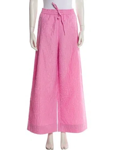 Pre-owned Essentiel Antwerp Wide Leg Pants In Pink