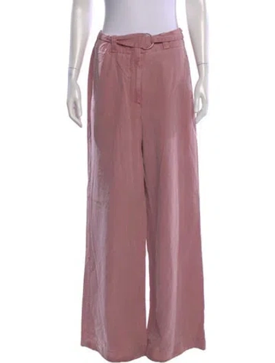 Pre-owned Essentiel Antwerp Wide Leg Pants In Pink