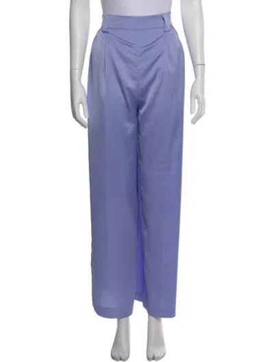 Pre-owned Essentiel Antwerp Wide Leg Pants In Purple