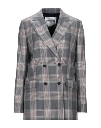 Essentiel Antwerp Suit Jackets In Dark Blue