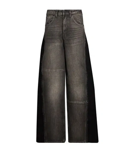 Essentiel Antwerp Woman Jeans Charcoal Size 25 Cotton In Gray