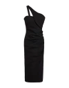 Essentiel Antwerp Woman Midi Dress Black Size 10 Polyamide, Elastane In Black