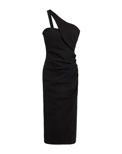 Essentiel Antwerp Woman Midi Dress Black Size 10 Polyamide, Elastane