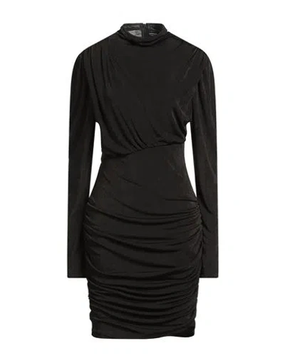 Essentiel Antwerp Woman Mini Dress Black Size 2 Polyester, Elastane