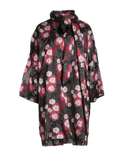 Essentiel Antwerp Woman Mini Dress Black Size L Polyester In Multi