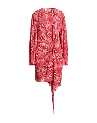 Essentiel Antwerp Woman Mini Dress Red Size 4 Ecovero Viscose, Viscose