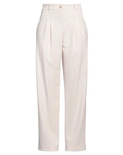 Essentiel Antwerp Woman Pants Beige Size 6 Polyester, Viscose, Elastane