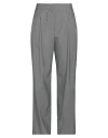 Essentiel Antwerp Woman Pants Grey Size 8 Recycled Polyester, Viscose, Elastane In Grey