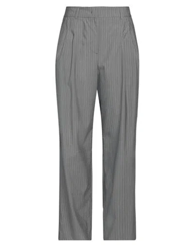 Essentiel Antwerp Woman Pants Grey Size 8 Recycled Polyester, Viscose, Elastane