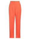 Essentiel Antwerp Woman Pants Orange Size 10 Polyester, Viscose, Elastane